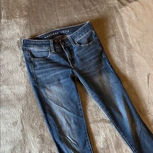American Eagle Outfitters 2SHORT Women's Medium Blue Jeggings